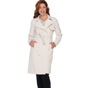 Halton Knee Length Trench  Size 16 Never Worn